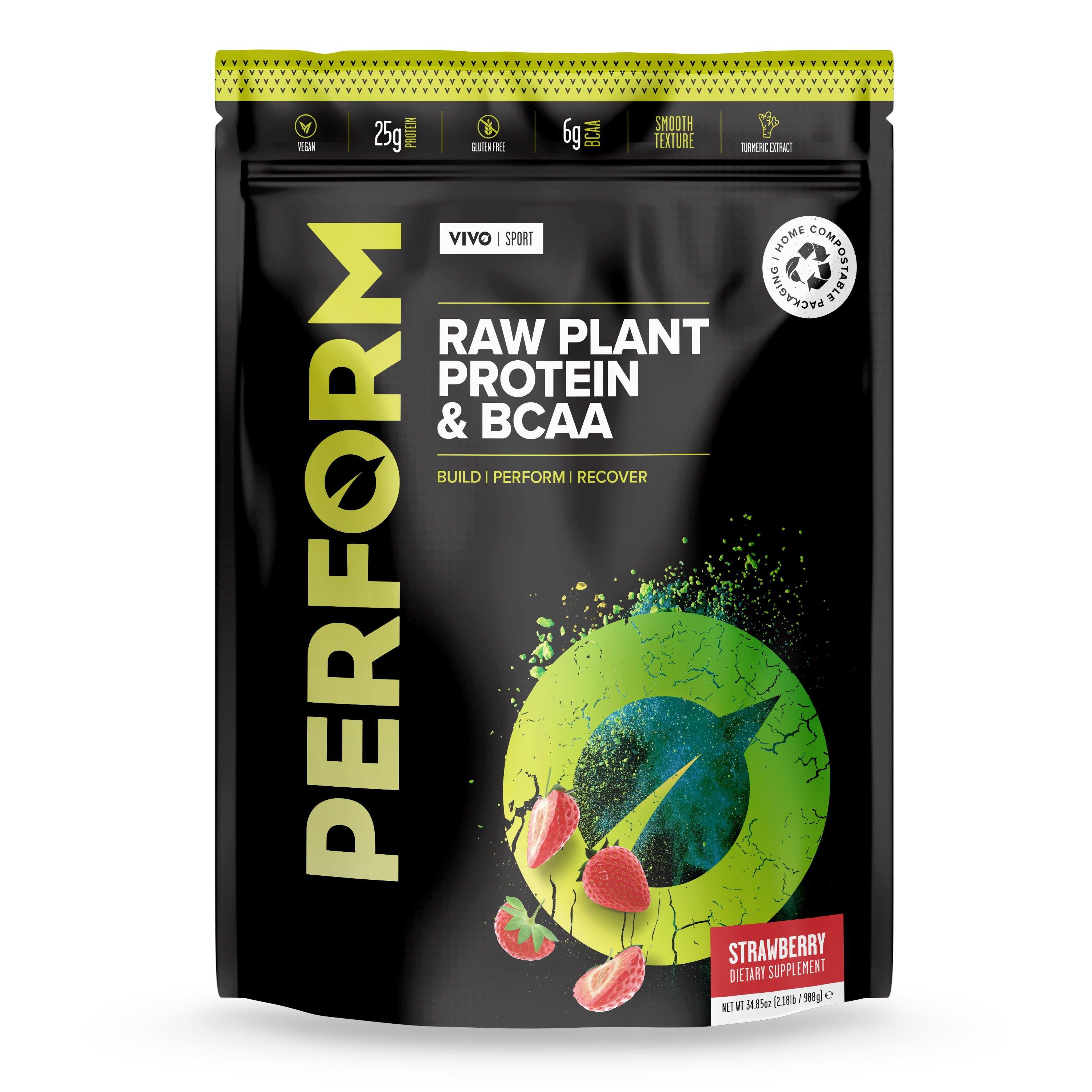 Vivo Perform Raw Plant Protein And BCAA Powder 988g - Vivo Life Greece